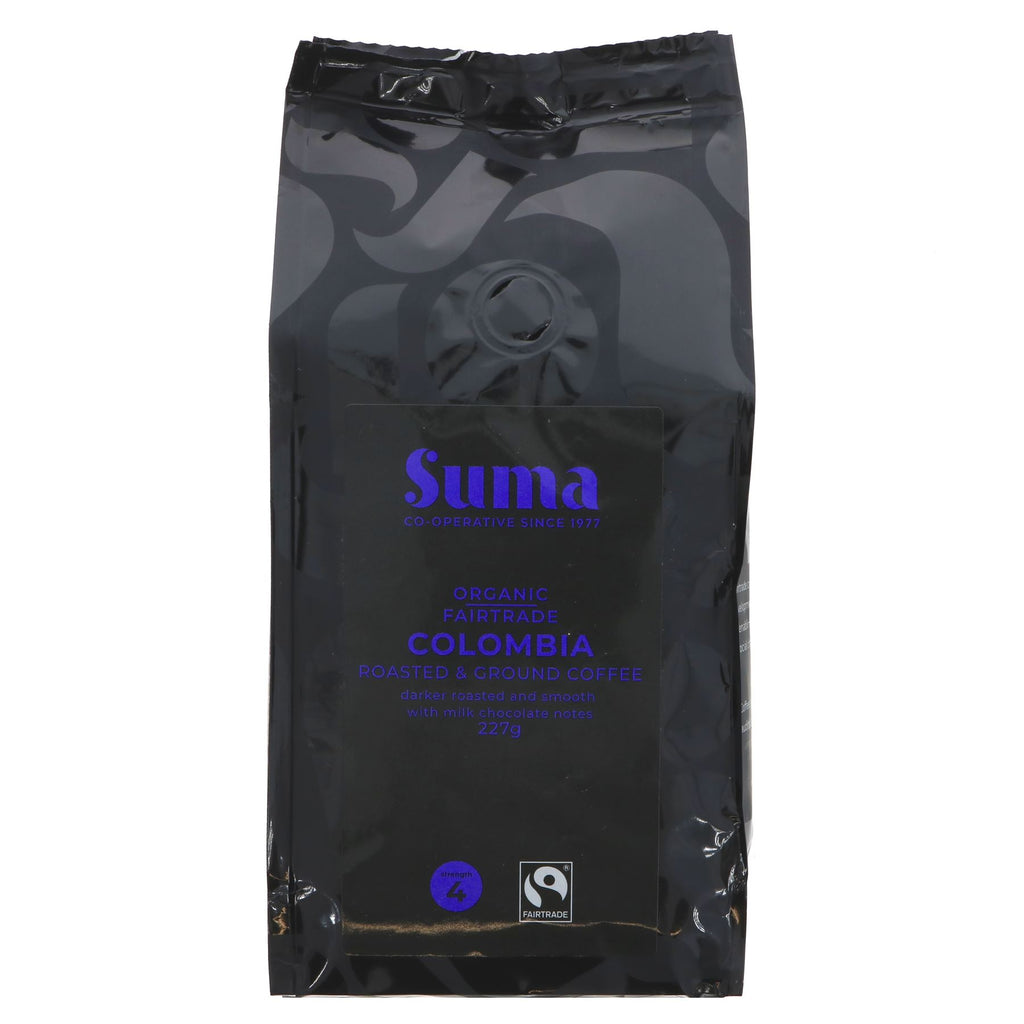 Suma | Colombia Ground Coffee - Strength 4, Darker Roasted | 227g
