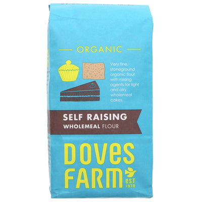 Doves Farm | Self Raising Wholemeal Flour - Blue Bag Blue Logo | 1kg