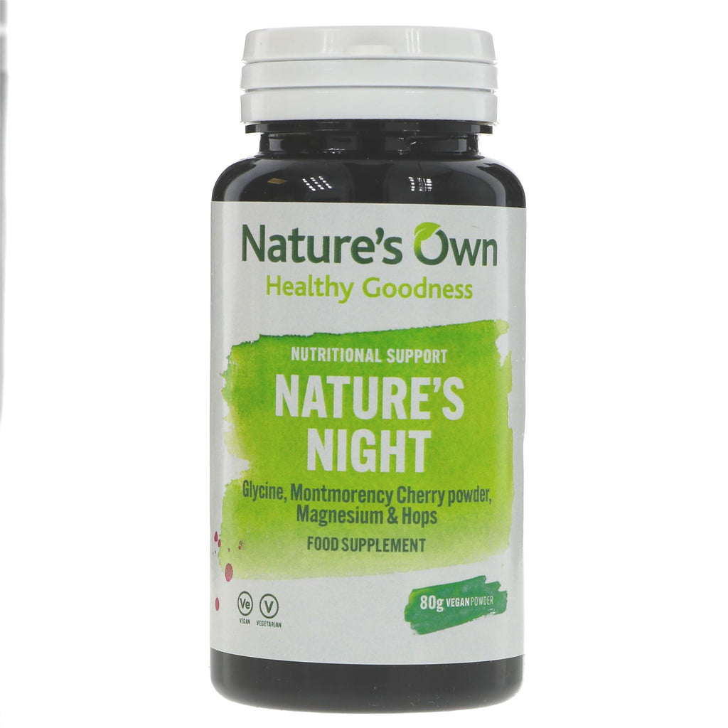 Natures Own | Natures Night - for sleep - Glycine,Montmorency,Magnesium | 80g