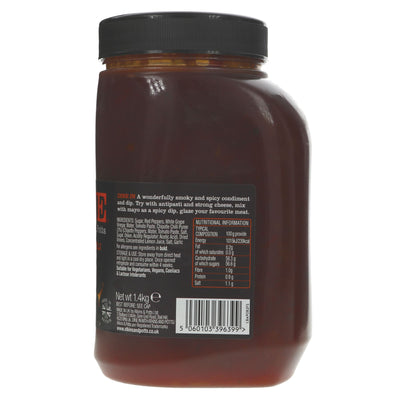 Chipotle Chilli Jam | 1.4kg | Vegan & No Added Sugar | Perfect for antipasti, cheeses, meat glazes, and dips.