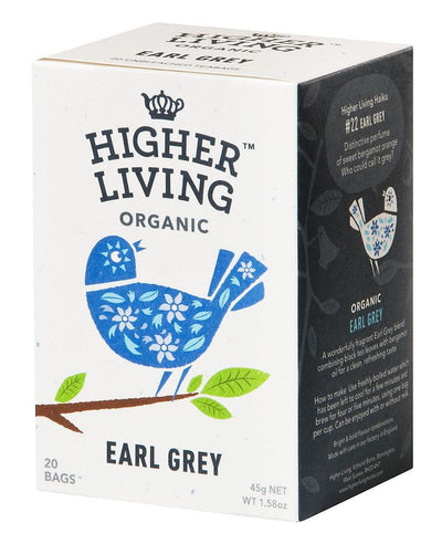 Higher Living | Organic Earl Grey | 20 Bags