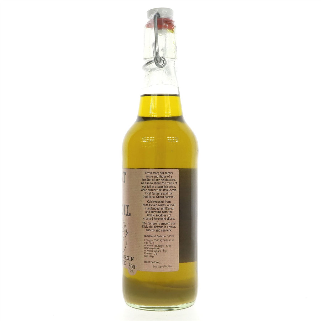 Honest Toil Extra Virgin Olive Oil - Pure & Hand-Picked from Greece, Perfect for Cooking, Drizzling & Dipping - Vegan