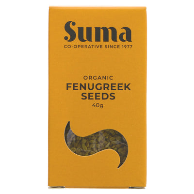 Organic Fenugreek Seeds by Suma | Vegan | 40g