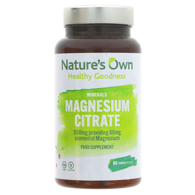 Natures Own | Magnesium Citrate - readily absorbed | 90 capsules