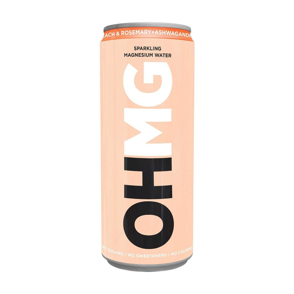 Ohmg | Peach Sparkling Mag. Water - Relaxation drink w\magnesium | 330ml