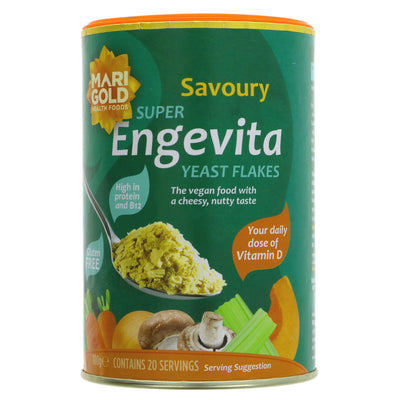 Engevita | Super Yeast Flakes Vit D & B12 | 100G