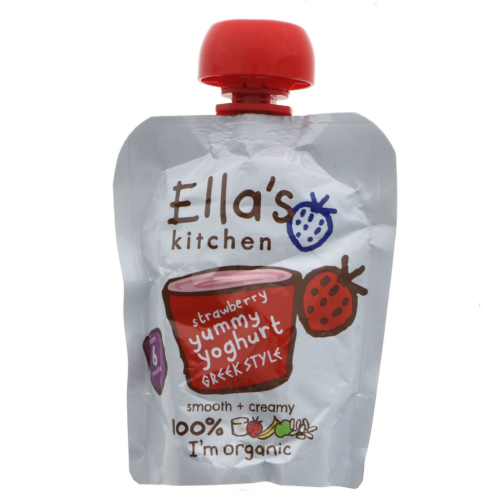 Ella's Kitchen | Greek Yoghurt & Strawberries | 90G