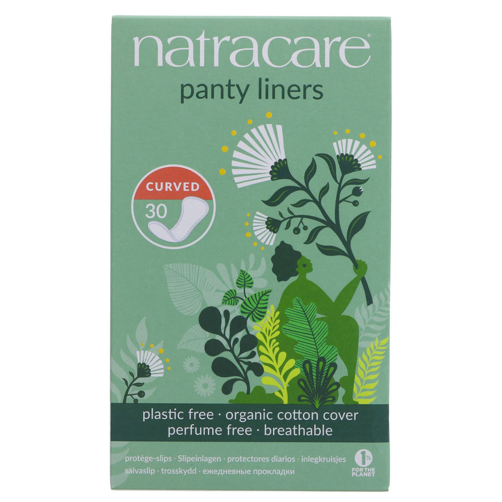 Natracare | Panty Liner Curved - organic cotton cover | 30