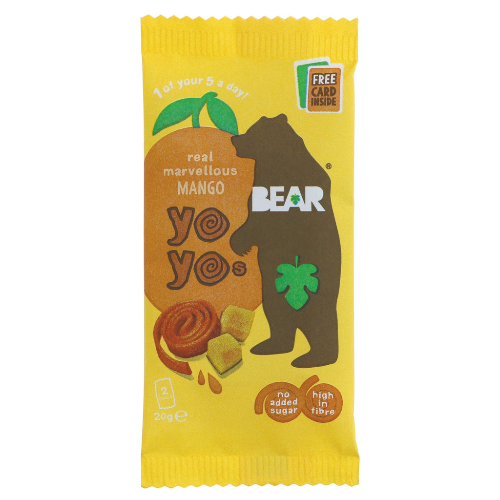 Bear | Yoyo Pure Fruit Rolls - Mango | 20G