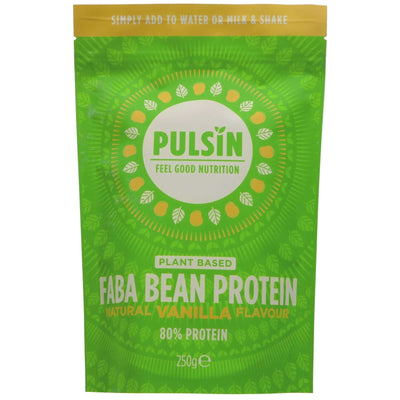 Pulsin | Vanilla Faba Bean Powder - 80% Protein | 250g