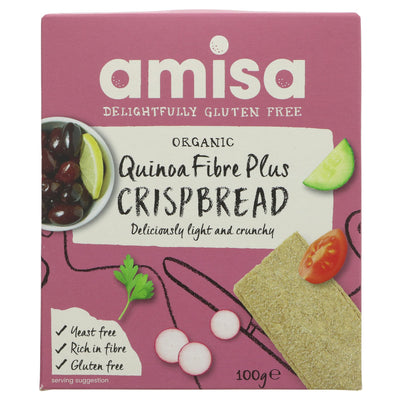 Amisa | Crispbread - Quinoa Fibre Plus | 100g