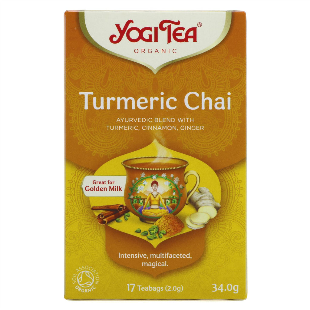 Yogi Tea | Turmeric Chai - Turmeric, Cinnamon, Ginger | 17 bags