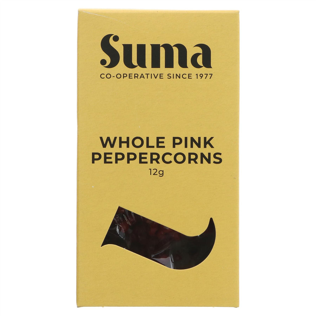 Suma Pink Peppercorns - 12g - Vegan & Versatile - Add Color & Flavor to your dishes - Superfood Market Product.