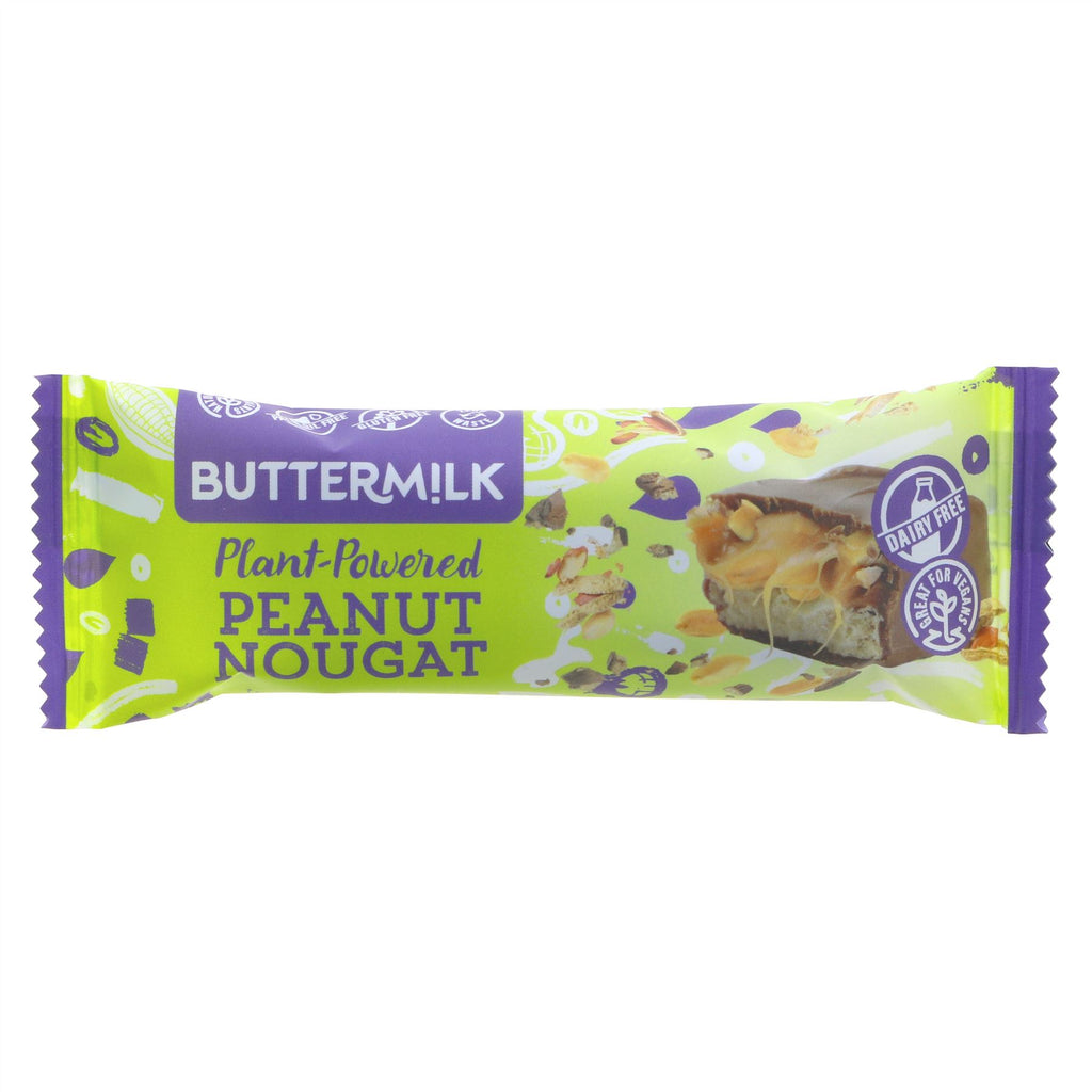 Buttermilk | Peanut & Caramel Nougat Bar | 50G