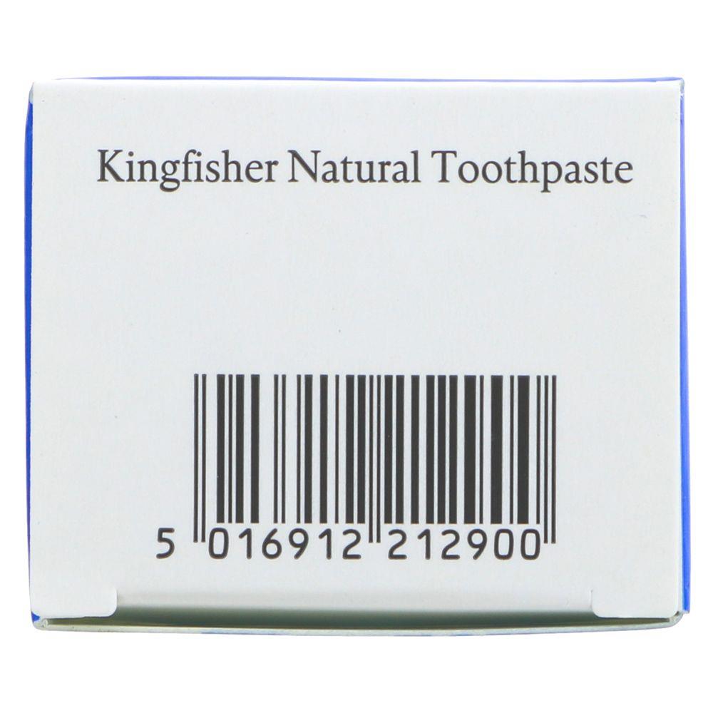 Kingfisher Aloe Vera Tea Tree Mint toothpaste - vegan, gluten-free, fluoride-free - refreshes naturally for healthy teeth.