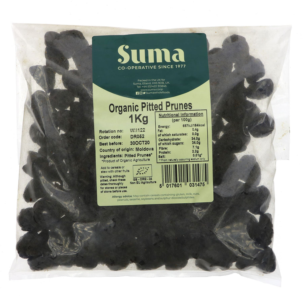 Suma | Prunes, Pitted - Organic | 1 KG