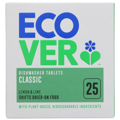 Ecover | Dishwasher Tablets Classic - Lemon & Lime | 25 tablets