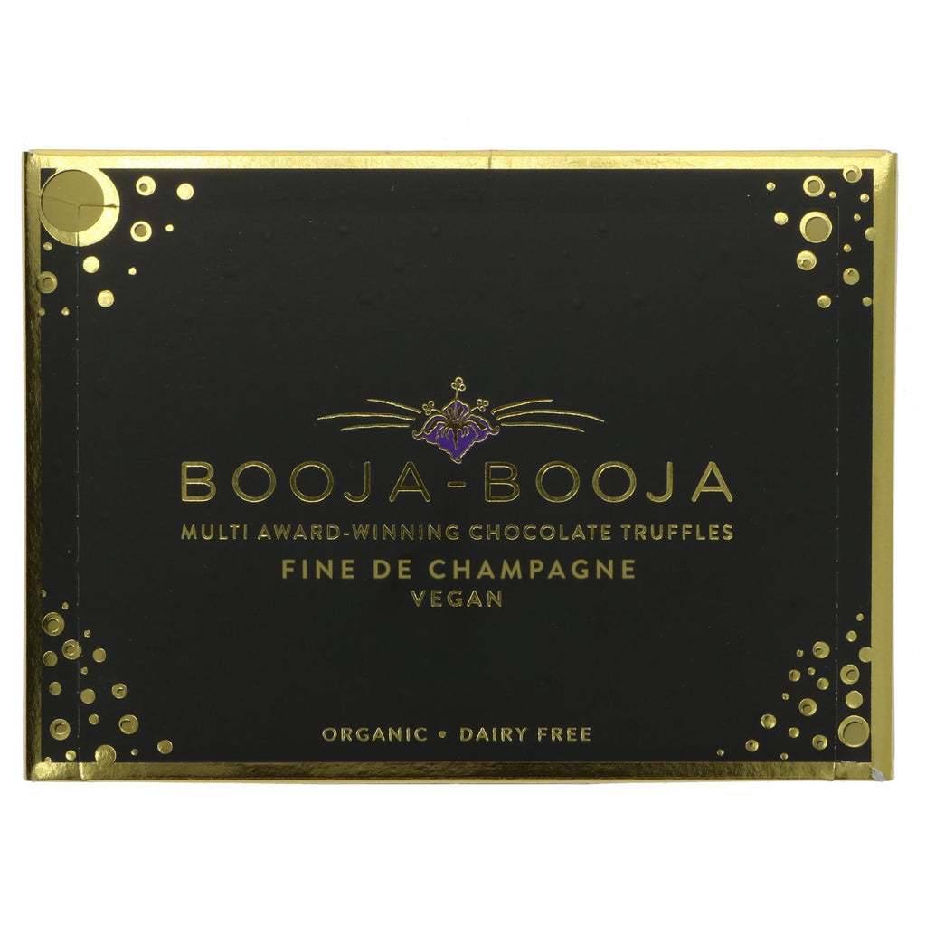 Booja-booja | Organic Fine De Champagne Chocolate Truffles | 92G