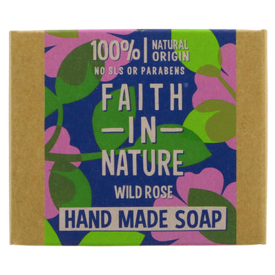 Faith In Nature | Wrapped Soap - Wild Rose | 100g
