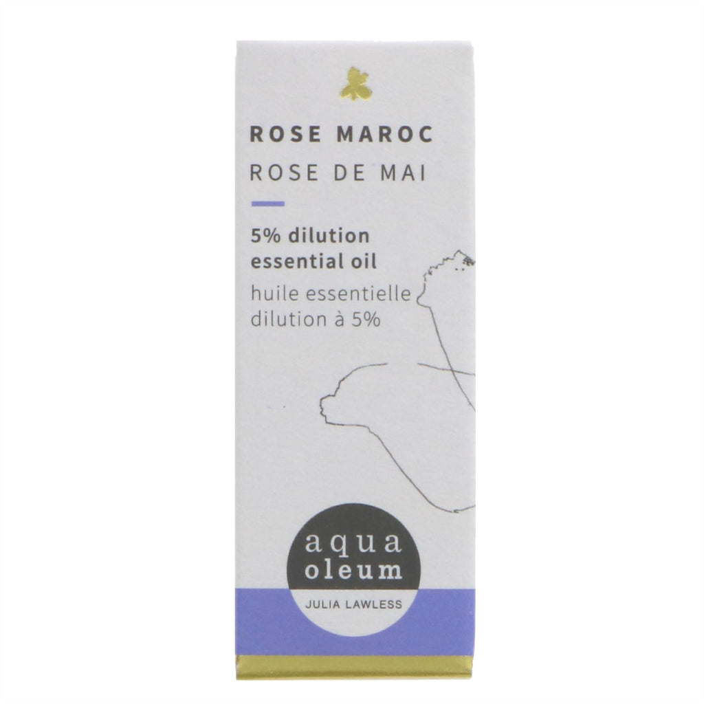 Aqua Oleum | Rose Maroc - 5% dilution - Rosa Centifolia - Morocco | 10ml