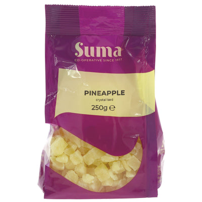 Suma | Pineapple - diced SO2 - Crystallised | 250g