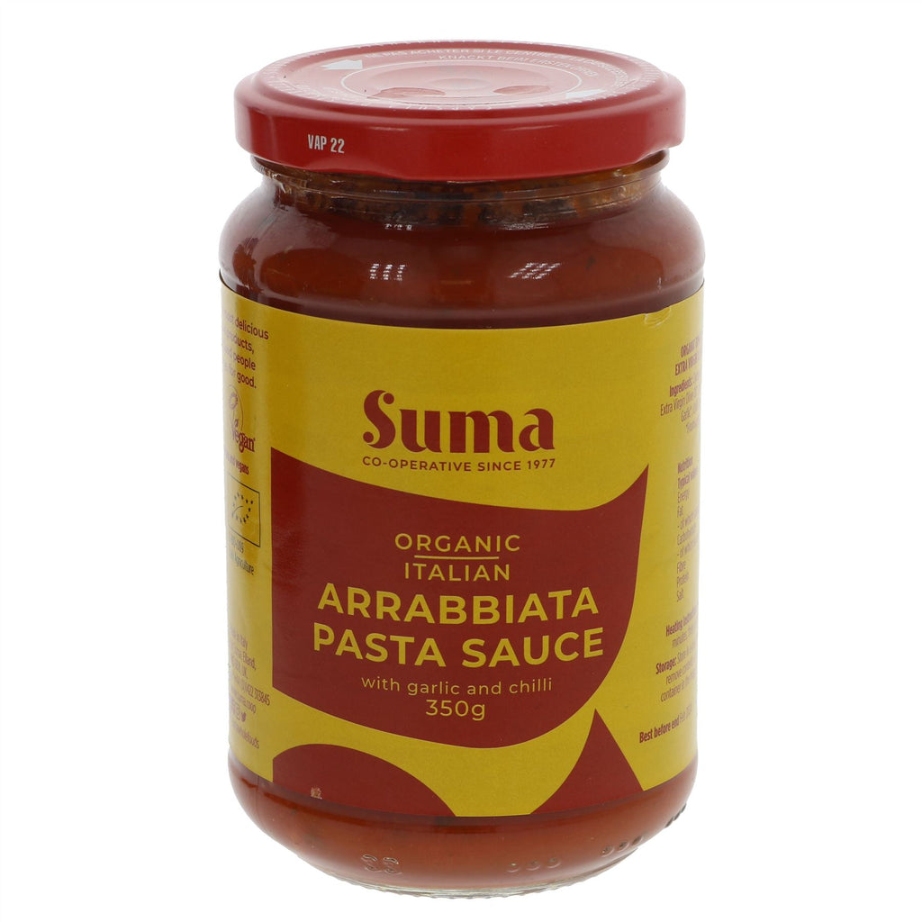 Suma | Organic Arrabbiata Sauce - From fresh Italian ingredients | 350g