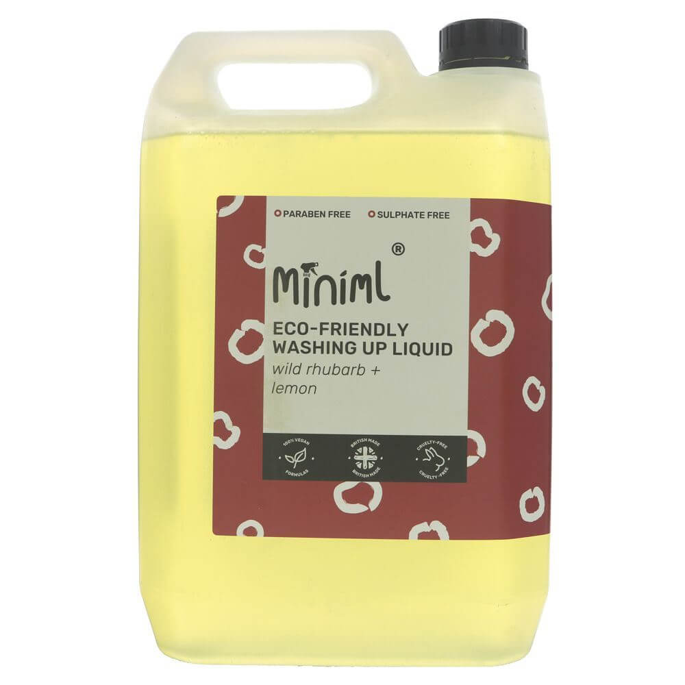 Miniml | Washing Up Liquid - Rhubarb and Lemon | 5l