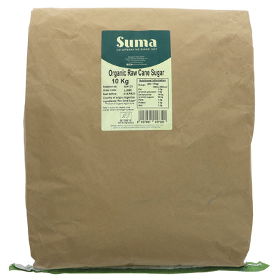 Suma | Raw Cane Sugar - Organic | 10 KG