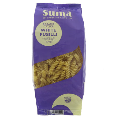Suma | White Fusilli Pasta - Organic | 500g