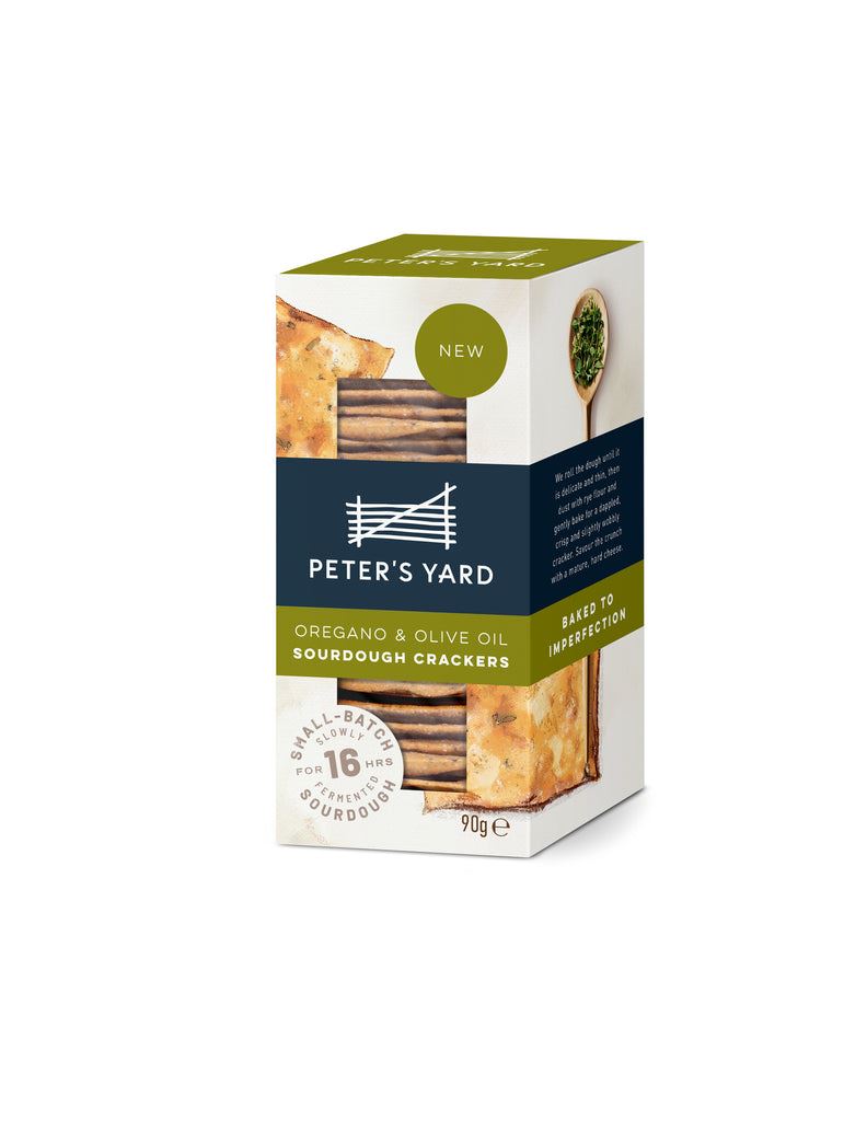Peter's Yard | Oregano & Olive Oil Crackers | 90g