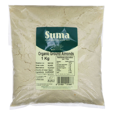 Suma | Almonds, Ground - Organic | 1 KG