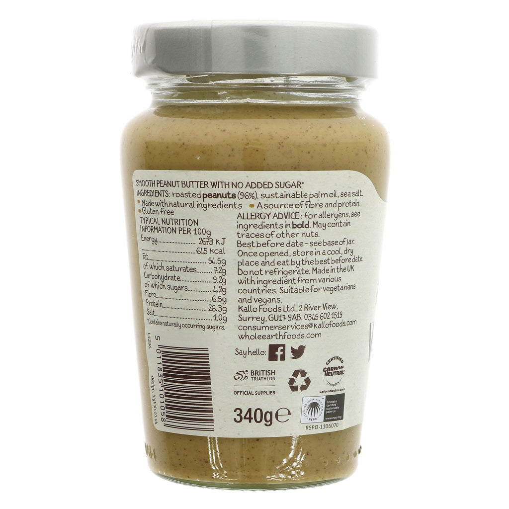 Gluten-free, Vegan Peanut Butter - Smooth & Rich Flavor - Perfect for Sweet & Savoury Combos!