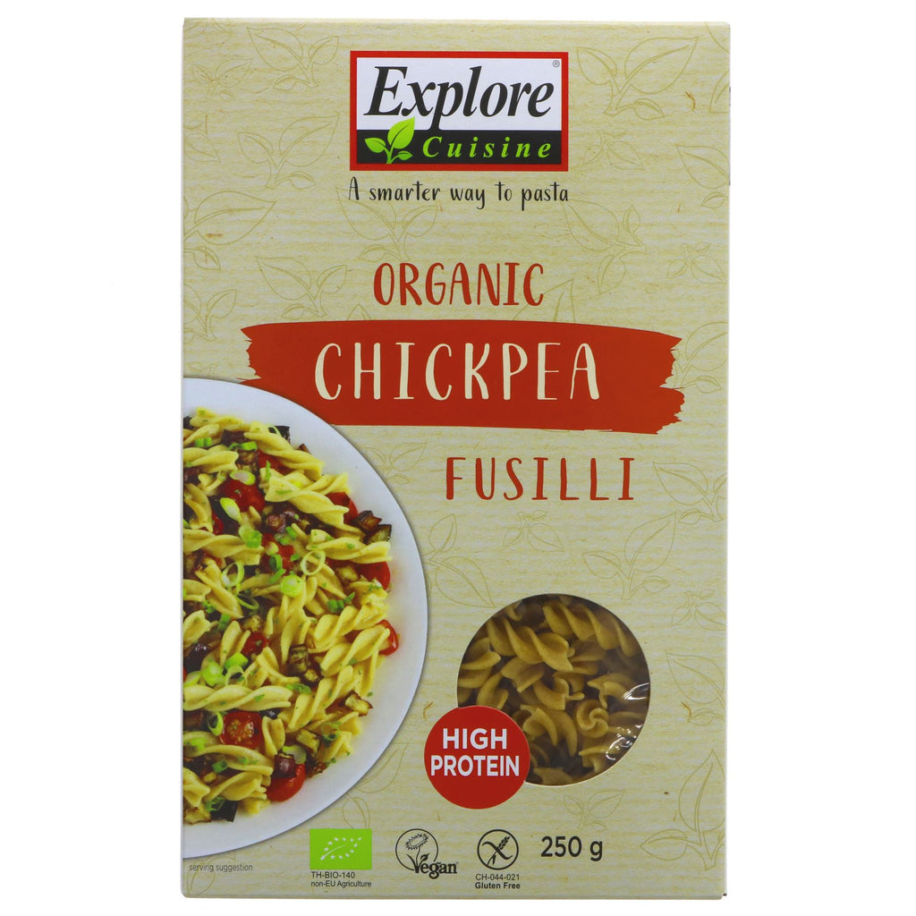 Explore Cuisine | Chickpea Fusilli - Organic | 250g