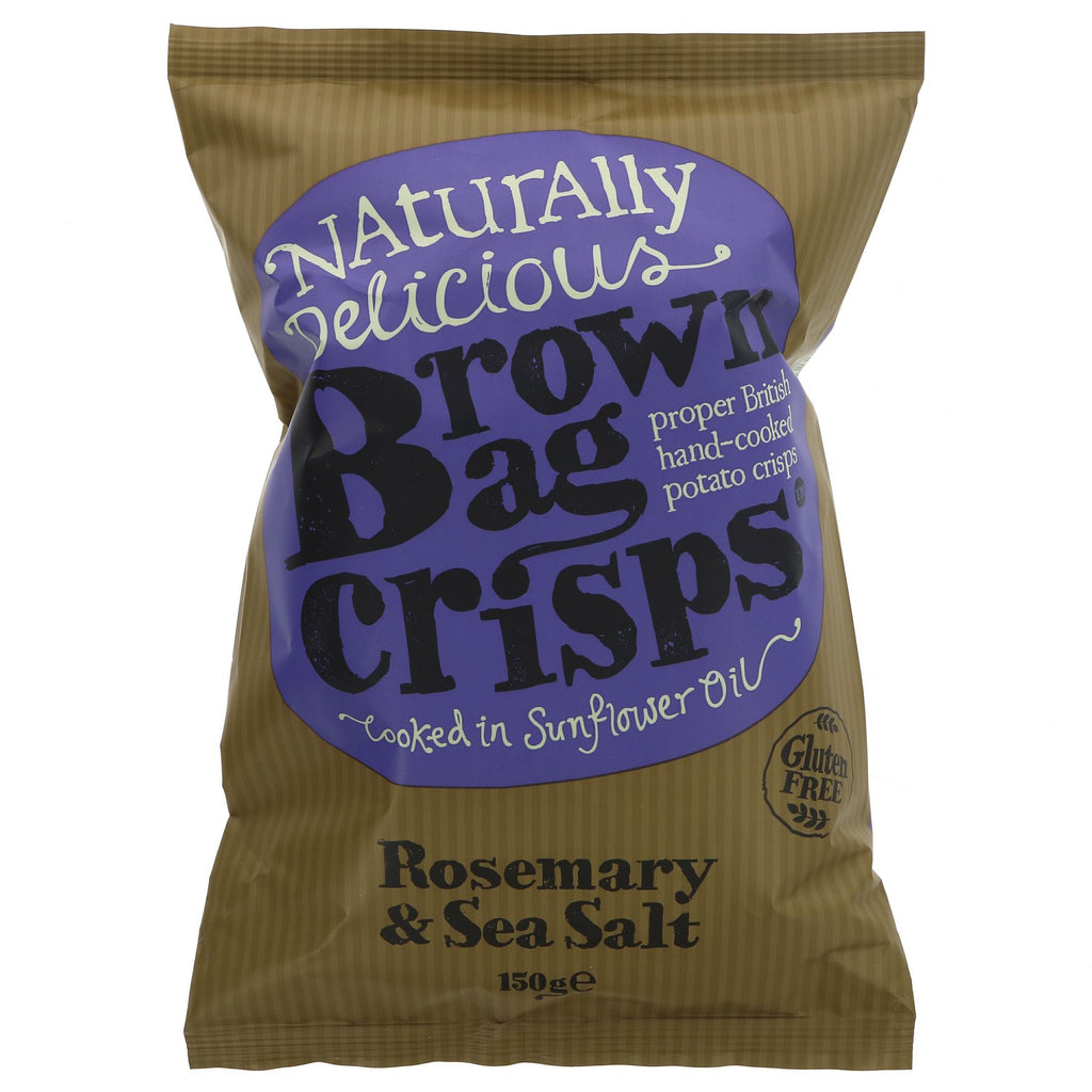 Brown Bag Crisps | Rosemary & Sea Salt | 150G