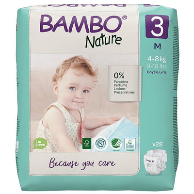 Bambo Nature | Nappies - Size 3 | 28s