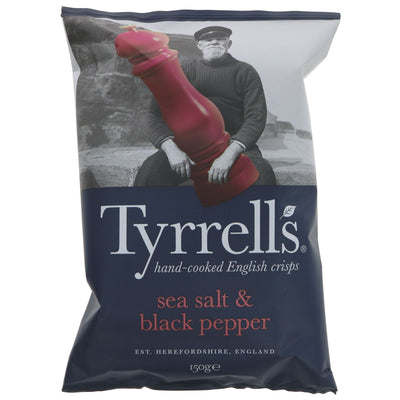 Tyrrells | Sea Salt & Black Pepper | 150G