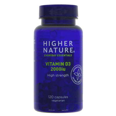 Higher Nature | Vitamin D3 2000iu | 120