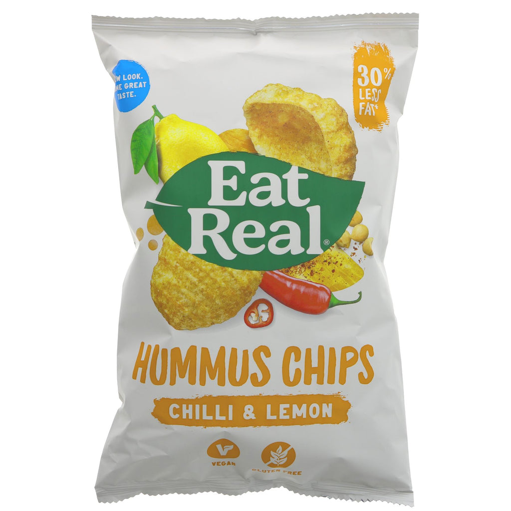 Eat Real | Lemon & Chilli, Hummus Chips | 135g