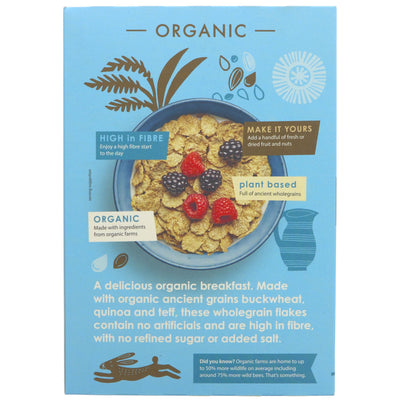 Organic, Gluten-Free & Vegan Breakfast Flakes with Ancient Grains - High Fiber, No Artificial Ingredients