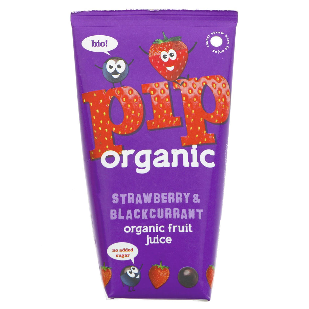 Pip Organic | Strawberry & Blackcurrant | 4 x180ml