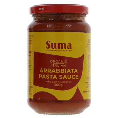 Suma Organic Arrabbiata Sauce - Fiery Italian flavor | 350g, Vegan & Organic