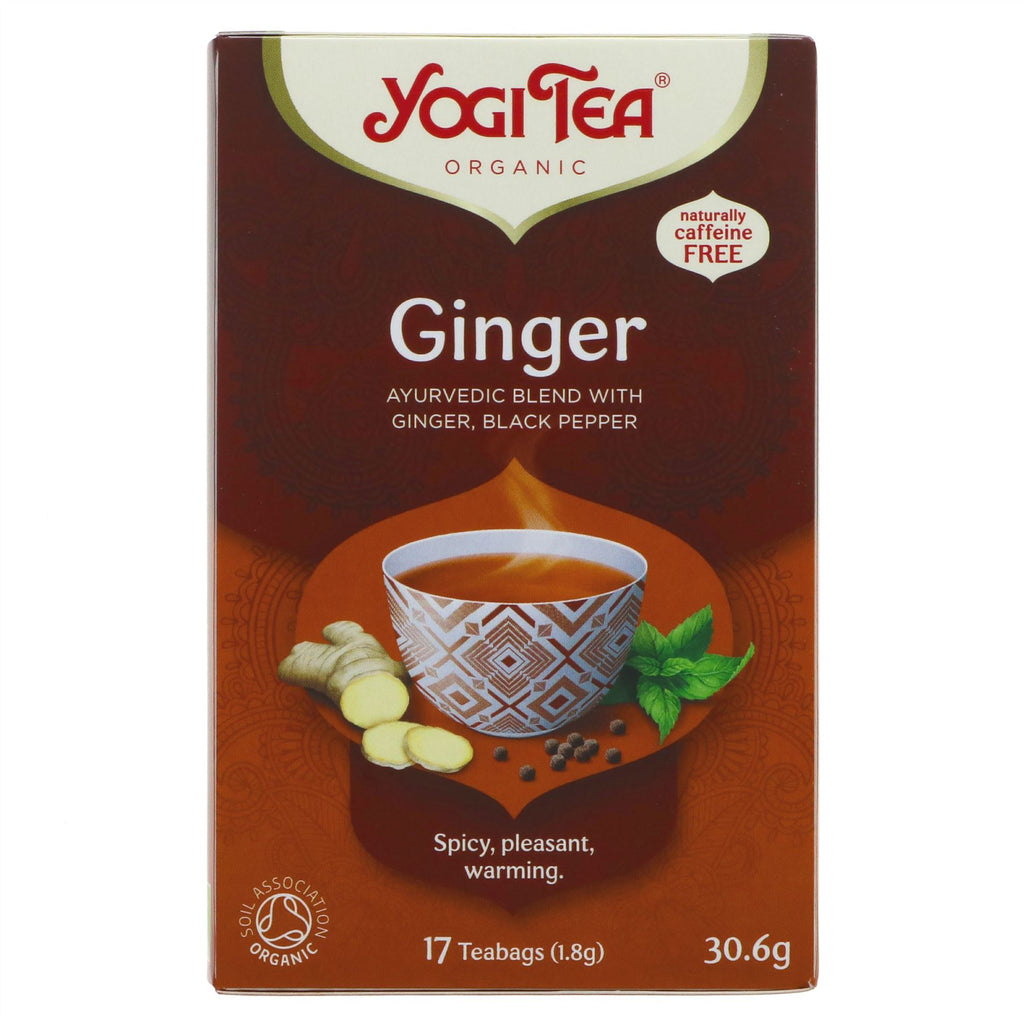 Yogi Tea | Ginger - Ginger, Black Pepper | 17 bags
