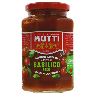 Mutti | Tomato Pasta Sauce - Basil | 400G