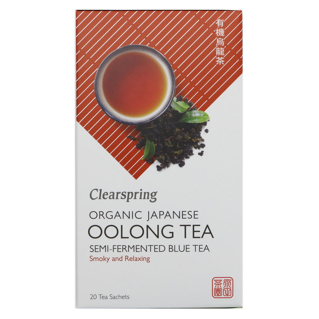 Clearspring | Japanese Oolong Tea (bags) - Semi-Fermented Blue Tea | 36g