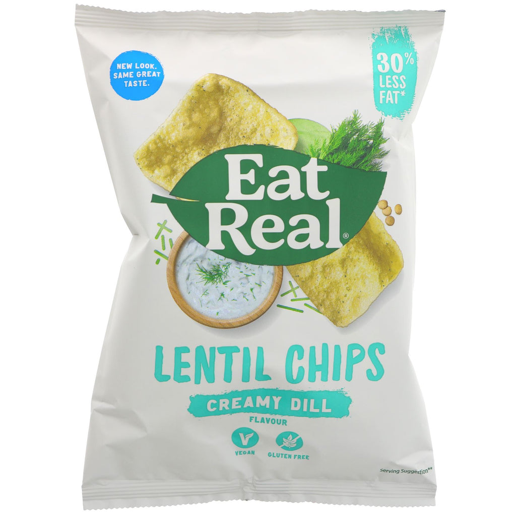 Eat Real | Lentil Creamy Dill Chips | 40g