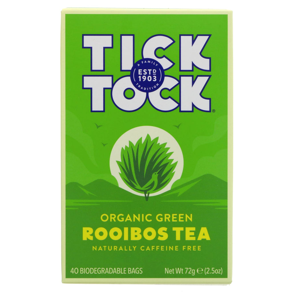 Tick Tock | Green Rooibos - organic | 40 bags