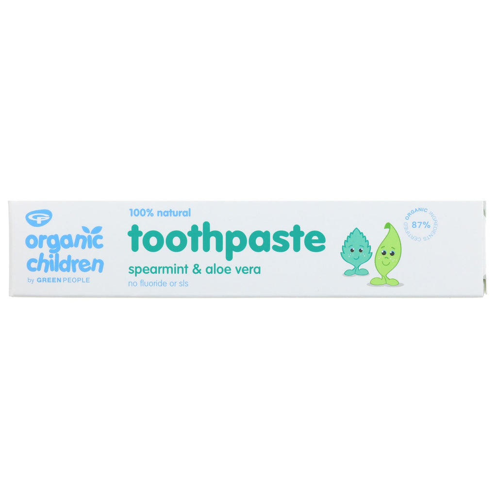 Green People | Childrens Toothpaste - Spearmint & Aloe Vera | 50ml