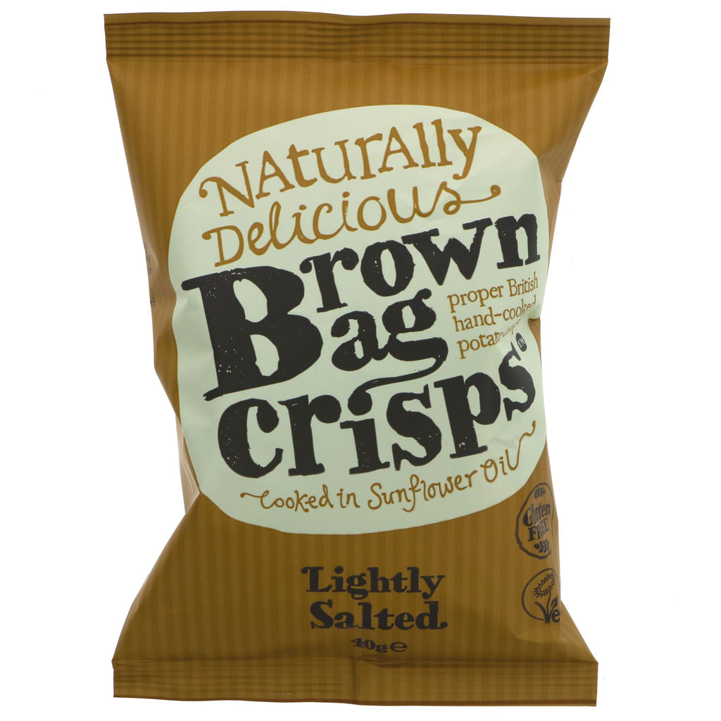Brown Bag Crisps | Lightly Salted | 40G