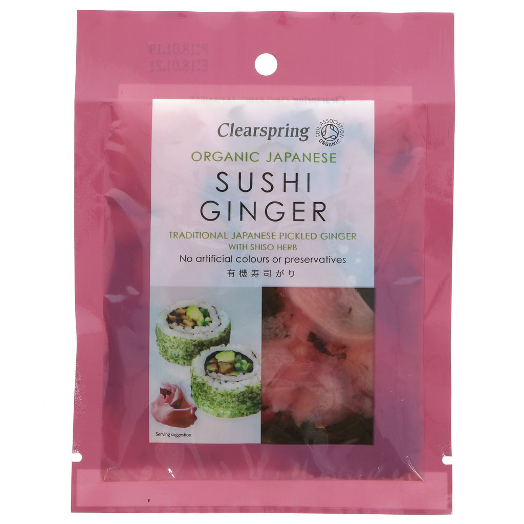 Clearspring | Sushi Ginger Pickle Organic | 50G