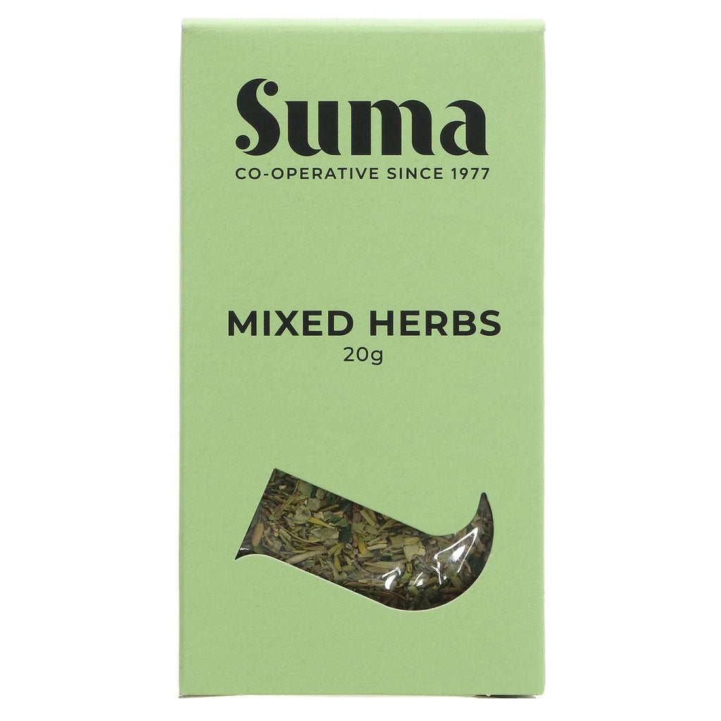 Suma's Vegan Mixed Herbs - elevate your cooking today with this aromatic, versatile spice mix!